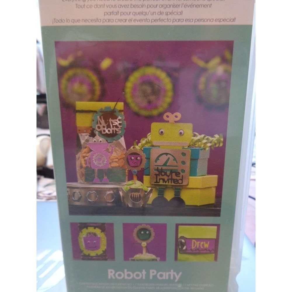 Cricut Die Cut Cartridge ROBOT PARTY Scrapbooking